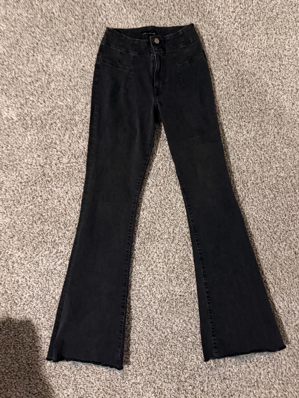 Lucky Brand Women's Black High-Rise Flare Jeans